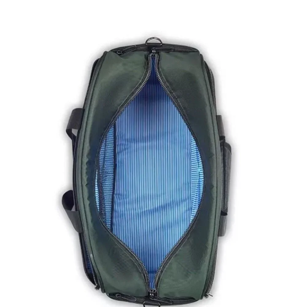 Delsey Paris Men's Dark Green Laptop Weekender Bag duffel bag, luggage